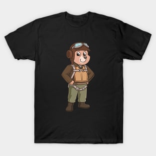 Bear Pilot Aviator T-Shirt